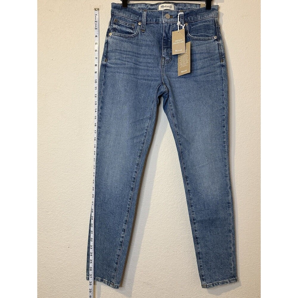 NWT Madewell 9" High-Rise Skinny Jeans Size 26 Medium Wash Denim